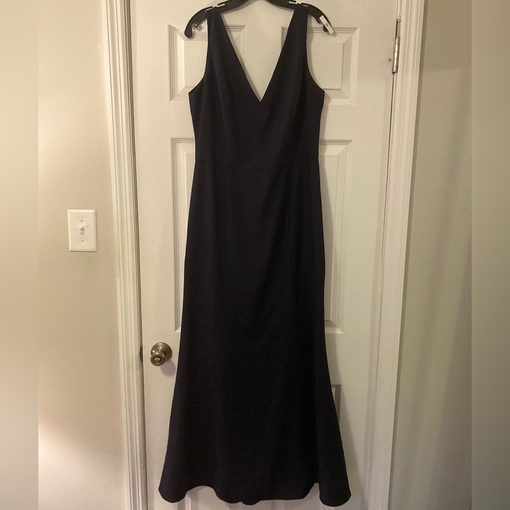AMSALE Sydney Navy Blue Formal Gown Dress